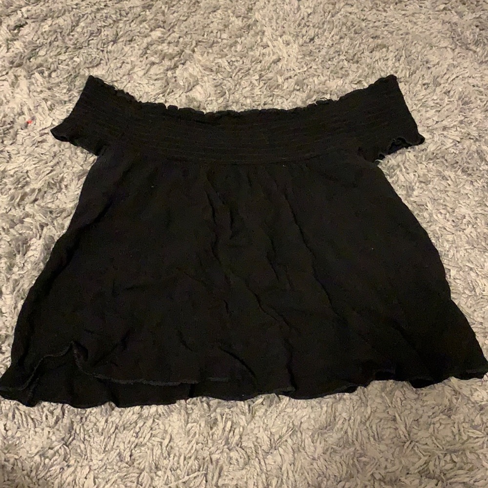Black Off the Shoulder Top
